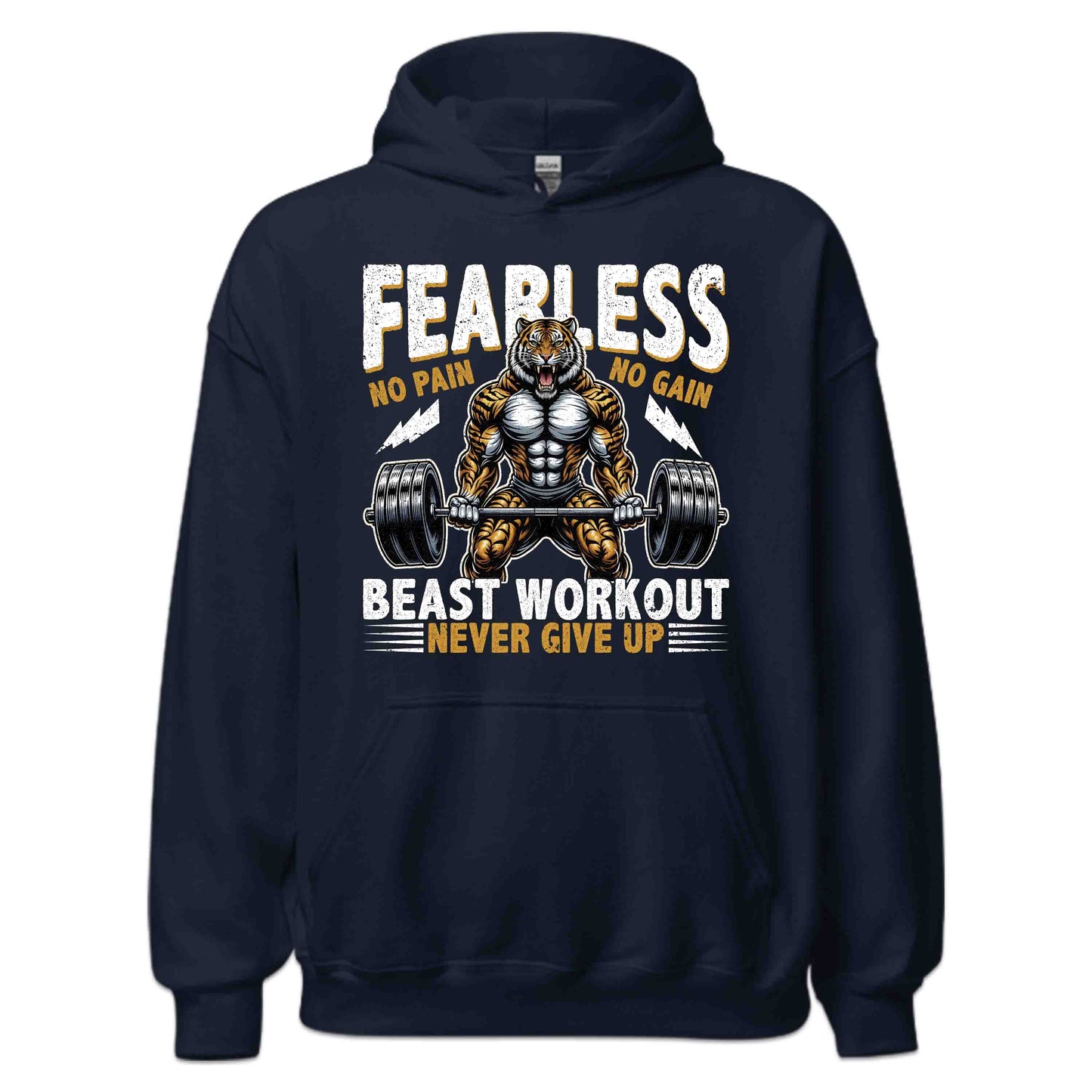 Fearless Tiger Gym Beast Workout No Pain No Gain | PRODUCT CODE: FRLSETGRMYWK