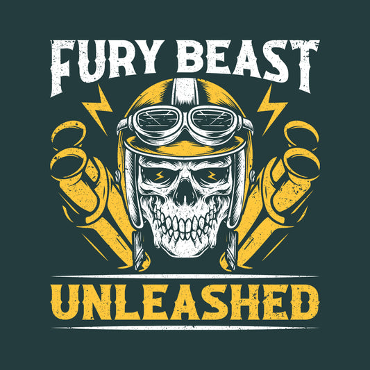 Fury Beast Skull Biker Skeleton Helmet Motorcycle Hardcore Riders | PRODUCT CODE: FRUYSKLBHLMT