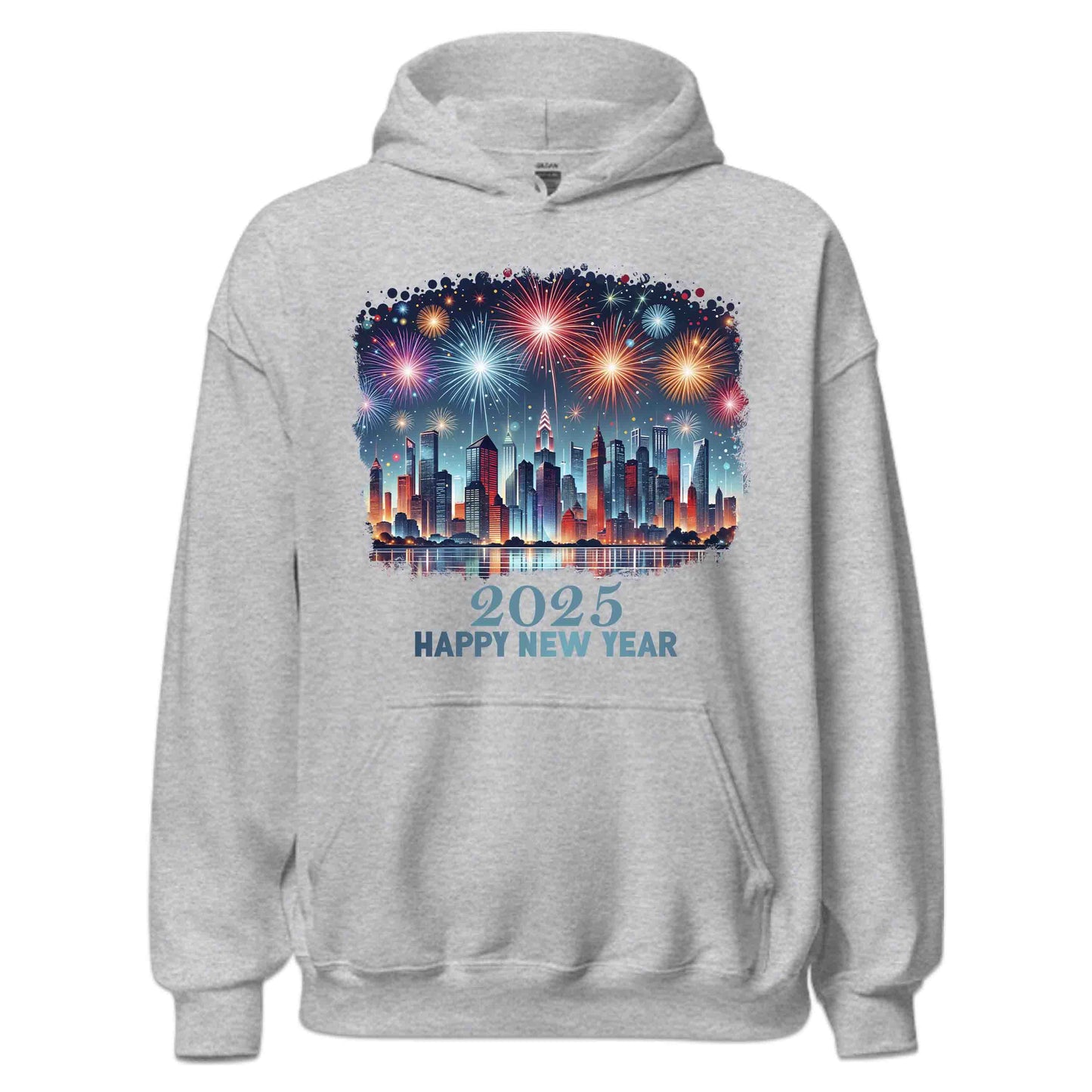 2025 Fireworks and Cityscape Happy New Year | PRODUCT CODE: FRWKSCYTPETWN
