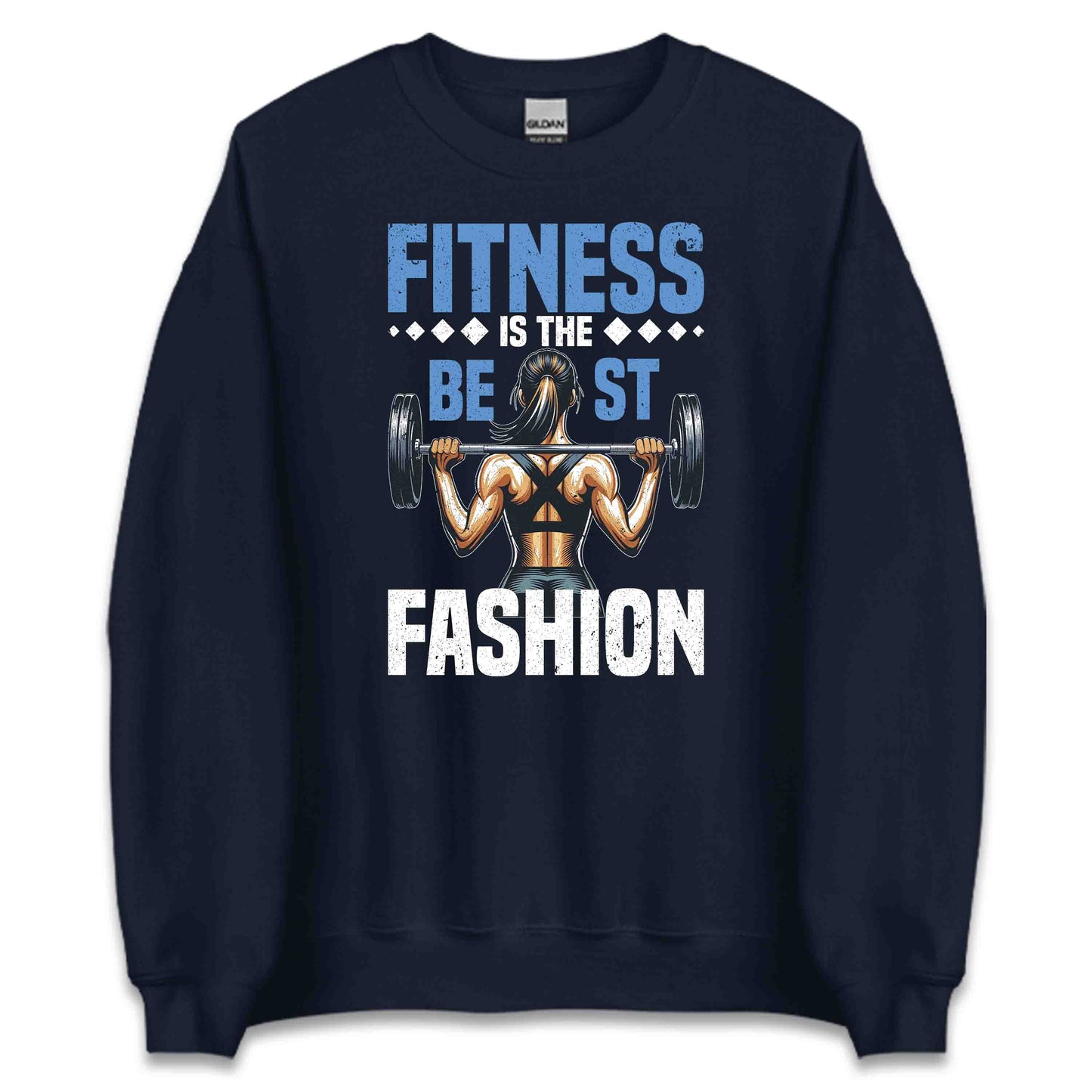 Fitness Is The Best Fashion Gym Exercise | PRODUCT CODE: FTNHBEJEXCRW