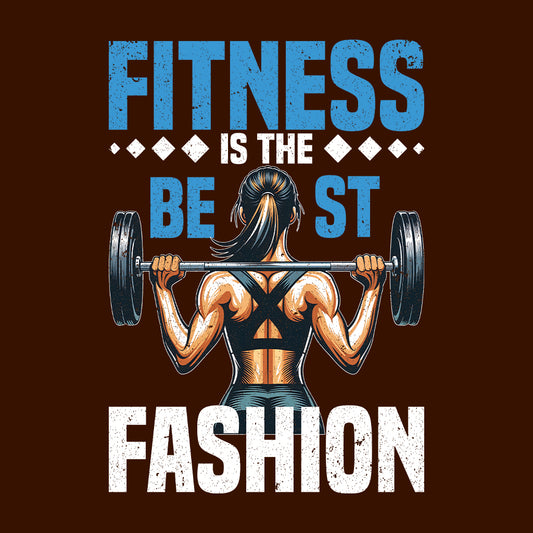 Fitness Is The Best Fashion Gym Exercise | PRODUCT CODE: FTNHBEJEXCRW