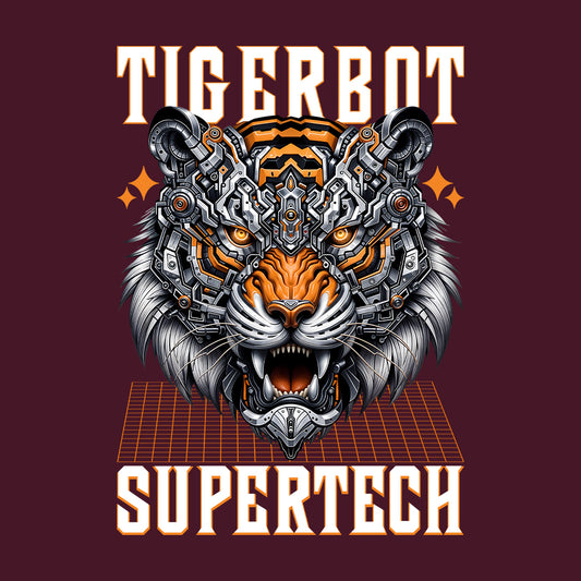 Futuristic Tiger Mecha Cyberpunk Tiger Robot | PRODUCT CODE: FTURCHGEOCYB