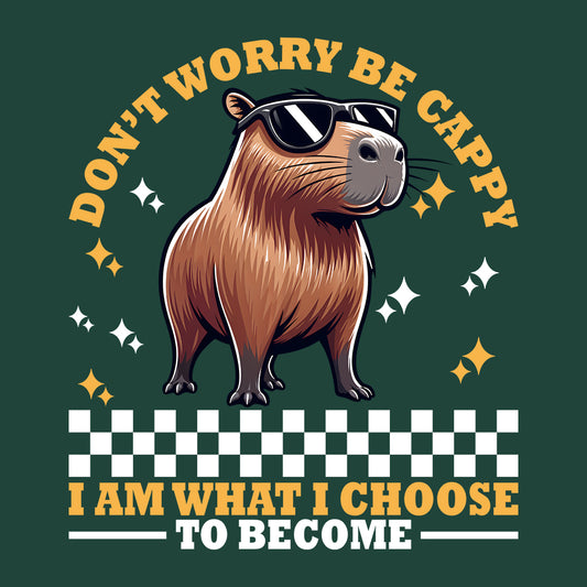 Funny Capybara Don't Worry Be Cappy Cool Rodents Sunglasses Animal | PRODUCT CODE: FYCBARDNOTSV