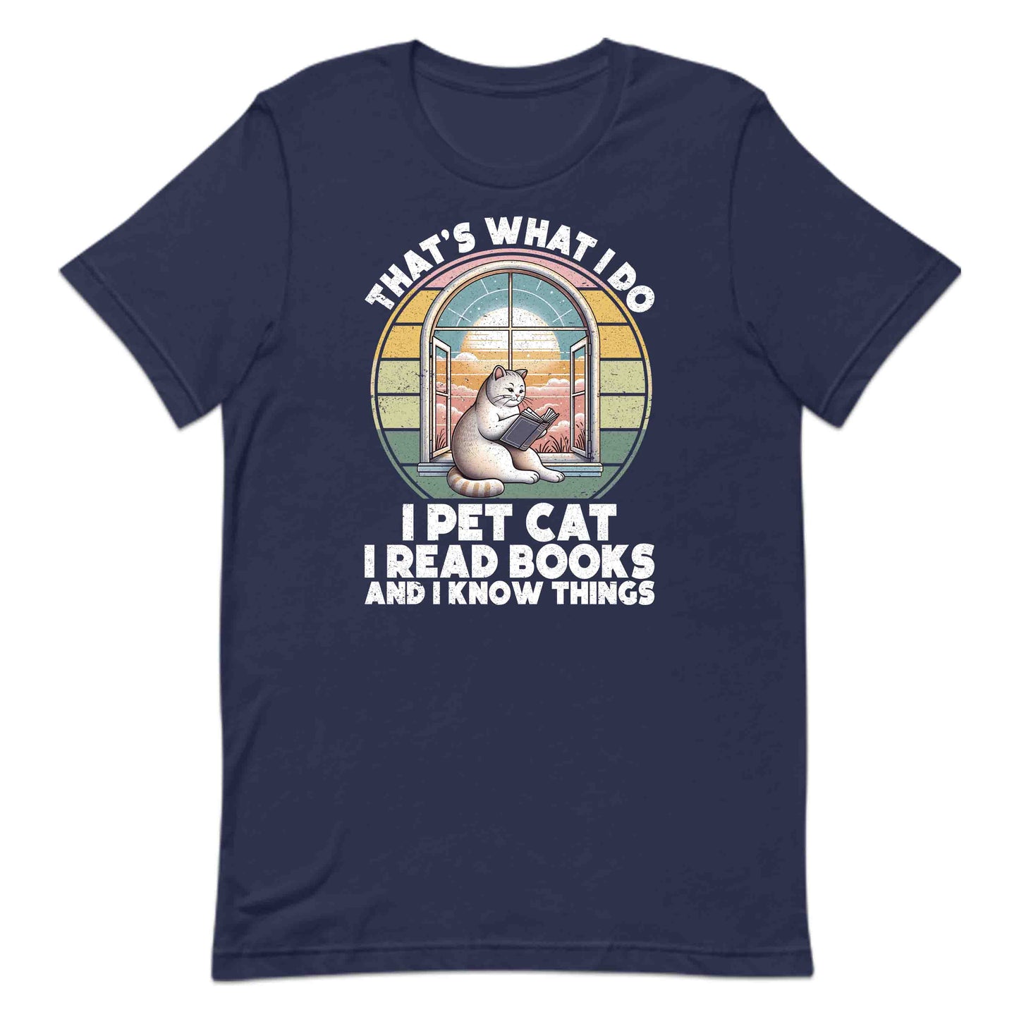 Retro Book Lover Cat Tee | Cozy Reading Hoodie & Sweatshirt | PRODUCT CODE: FYNBEKAPEQN