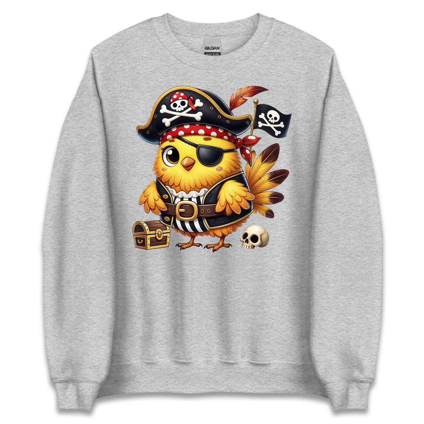 Funny Pirate Chicken Cute Chick Captain Nautical Adventure | PRODUCT CODE: FYNPRTCHUADV