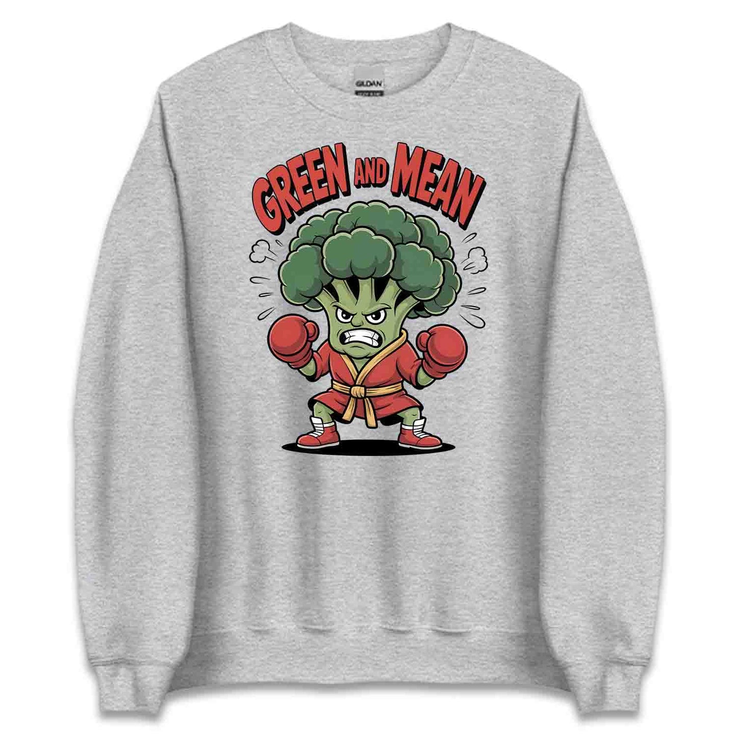 Boxing Broccoli T-Shirt, Vegan Fighter Sweatshirt, Plant-Based Gym Hoodie | PRODUCT CODE: GKJWRMADV