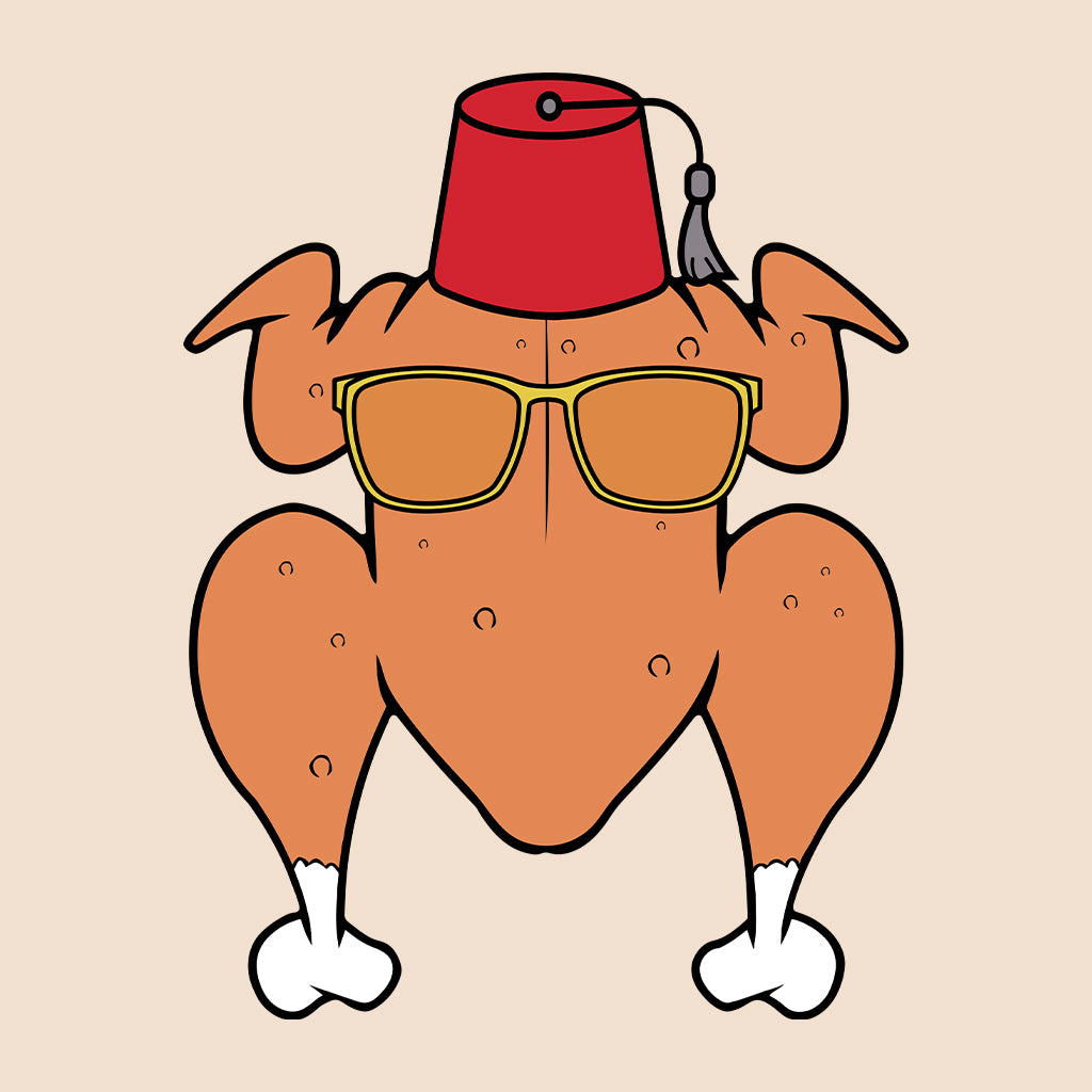 Turkey Thanksgiving Funny Turkey Day Fall Festive Autumn | PRODUCT CODE: GLSTRKHNGVS