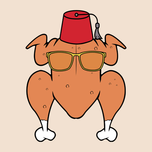 Turkey Thanksgiving Funny Turkey Day Fall Festive Autumn | PRODUCT CODE: GLSTRKHNGVS