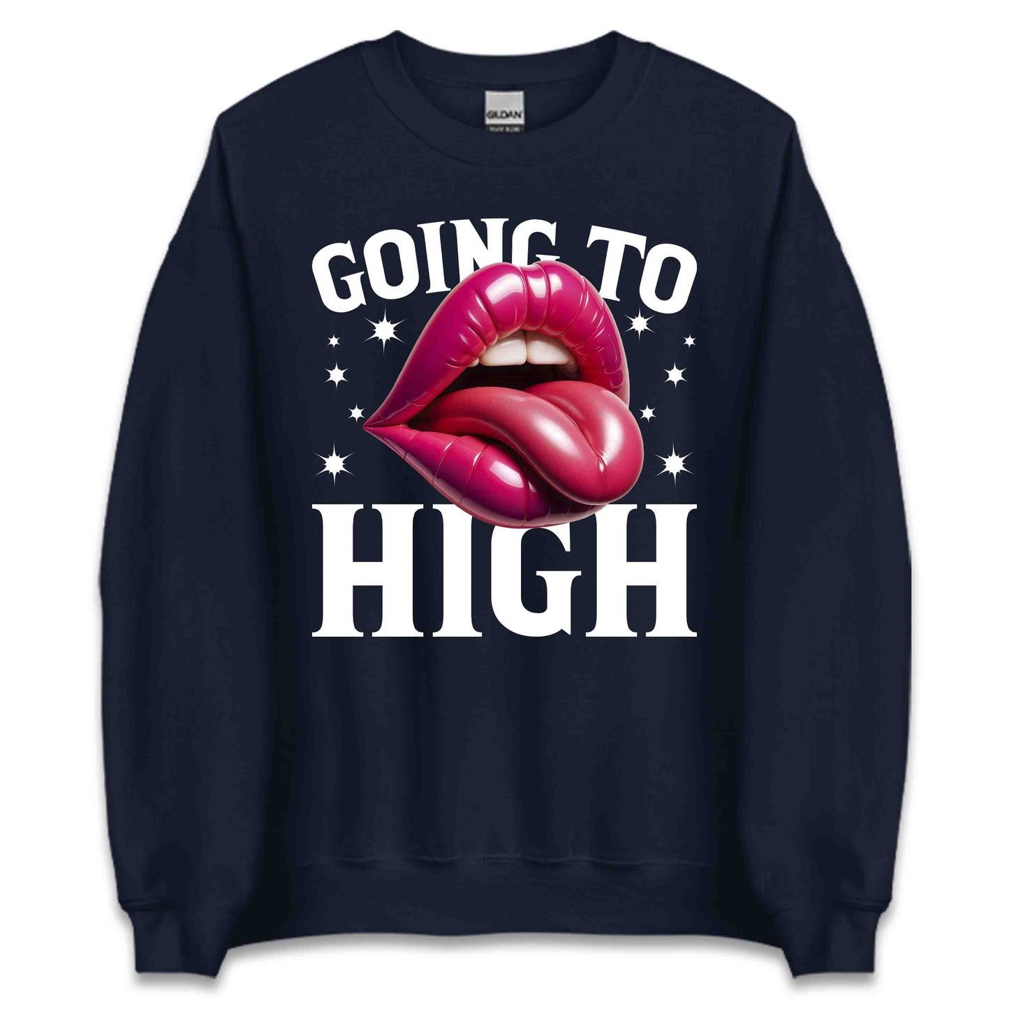 Glossy Pink Lips Going Too High Edgy Streetwear Fashion | PRODUCT CODE: GLYDOSPKNLPT