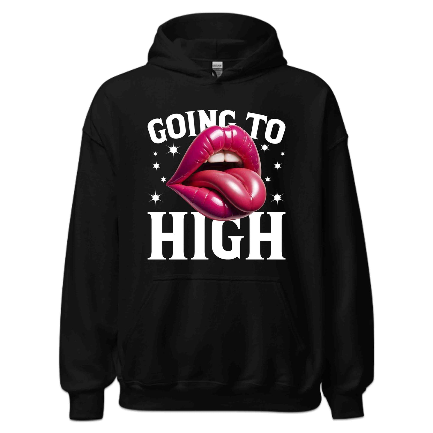 Glossy Pink Lips Going Too High Edgy Streetwear Fashion | PRODUCT CODE: GLYDOSPKNLPT