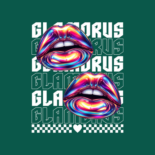 Glamorous Holographic Lips iridescent Lips | PRODUCT CODE: GMLPSHORSBDF