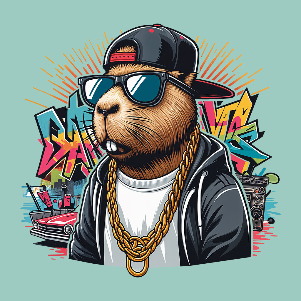 Urban Streetwear Gangster Capybara | PRODUCT CODE: GNSBRATPC