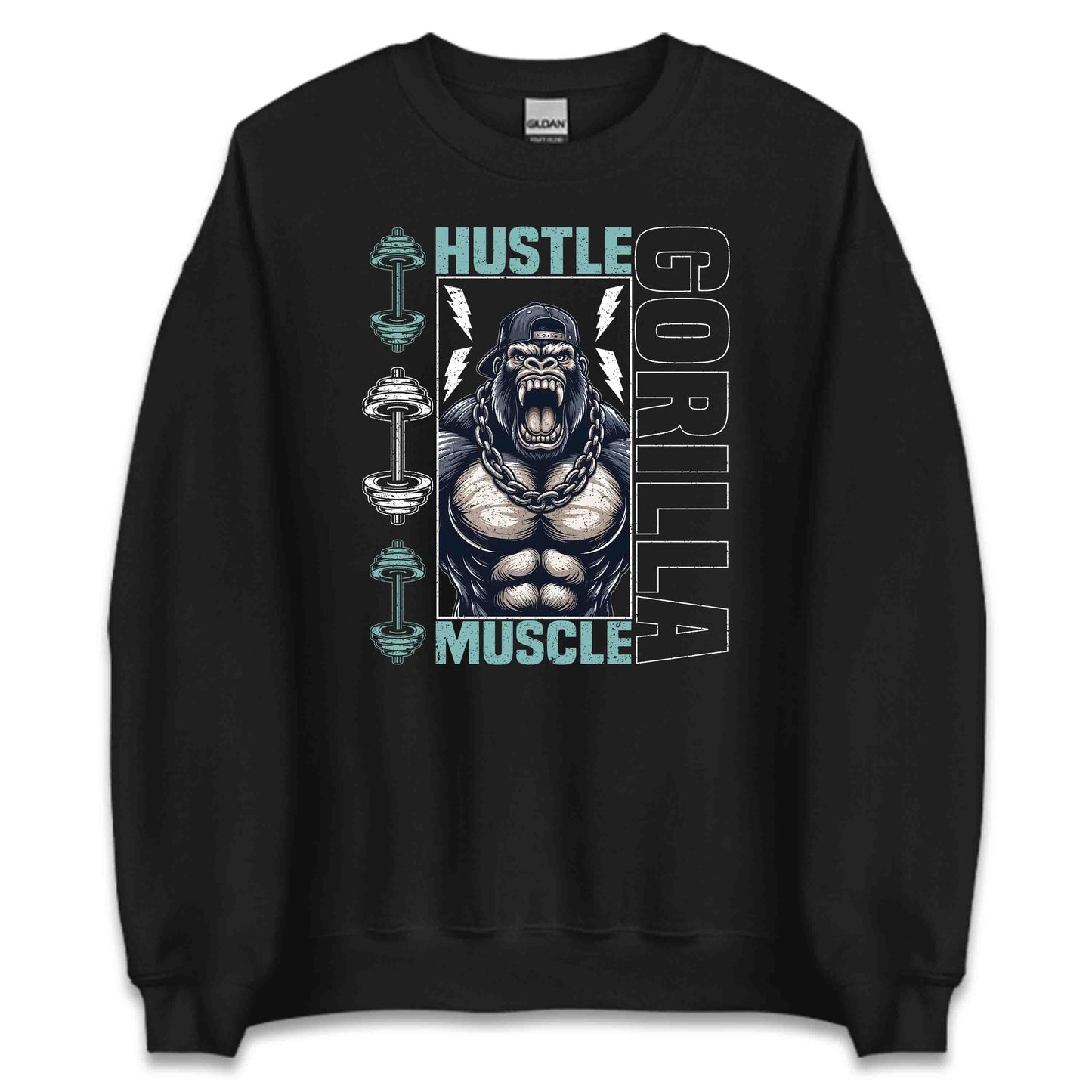 Gorilla Muscle Hustle Gym Heavy Lifting Workout | PRODUCT CODE: GRLAMUSTLEYM