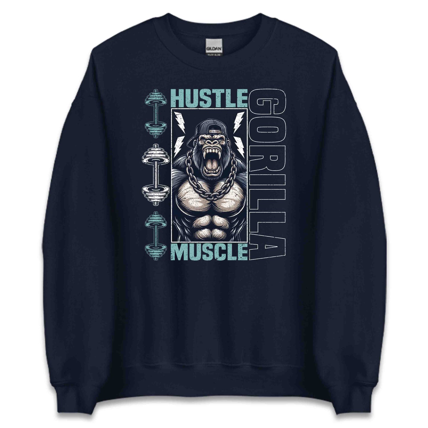 Gorilla Muscle Hustle Gym Heavy Lifting Workout | PRODUCT CODE: GRLAMUSTLEYM