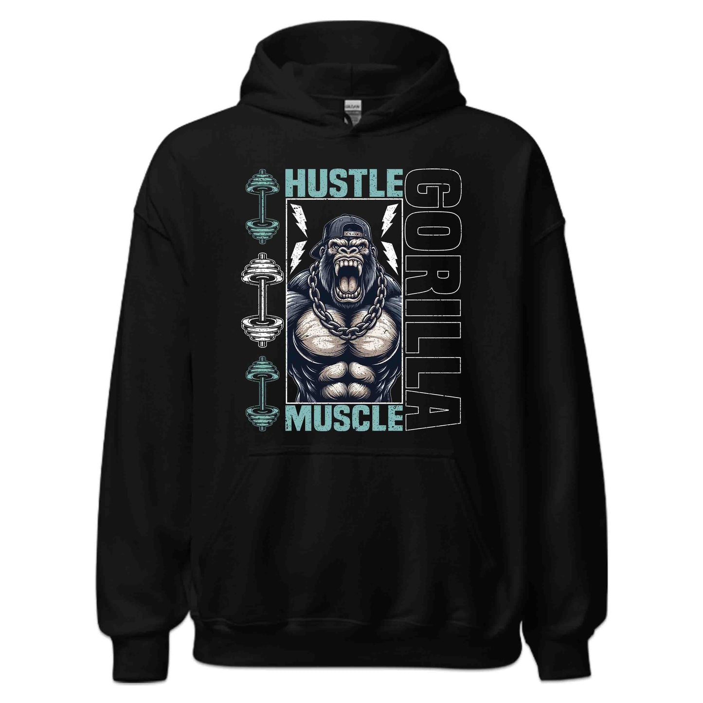 Gorilla Muscle Hustle Gym Heavy Lifting Workout | PRODUCT CODE: GRLAMUSTLEYM
