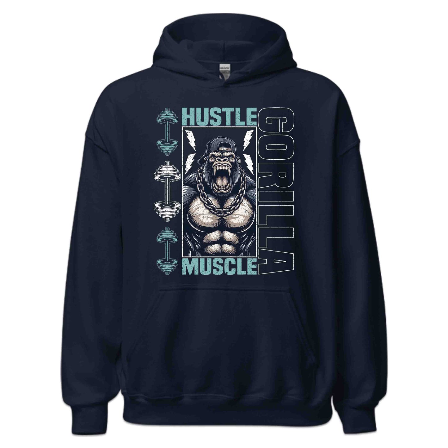 Gorilla Muscle Hustle Gym Heavy Lifting Workout | PRODUCT CODE: GRLAMUSTLEYM