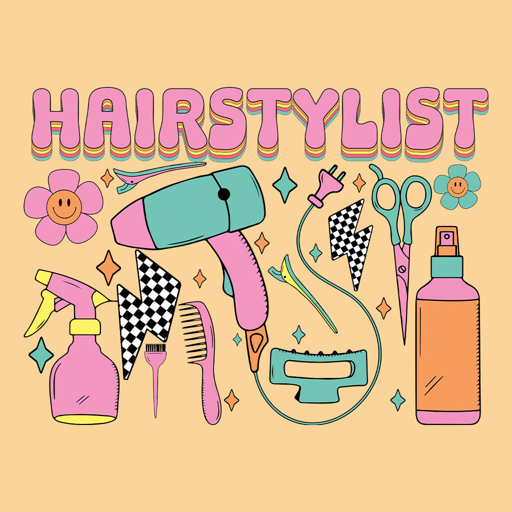 Groovy Hair Stylist Cosmetology | PRODUCT CODE: GRVHRSTYB