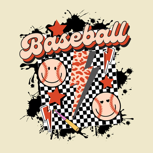 Groovy Baseball Game Day | PRODUCT CODE: GRVYBABLEGD