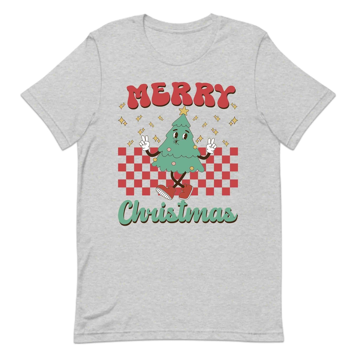 Groovy Christmas Tree Retro Xmas Festive Vibes | PRODUCT CODE: GRVYOCHRMTEX