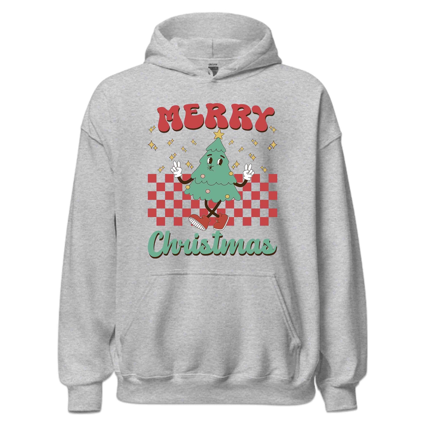 Groovy Christmas Tree Retro Xmas Festive Vibes | PRODUCT CODE: GRVYOCHRMTEX