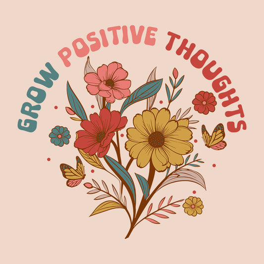 Grow Positive Thoughts Floral Inspirational Flowers | PRODUCT CODE: GRWSTVGHS