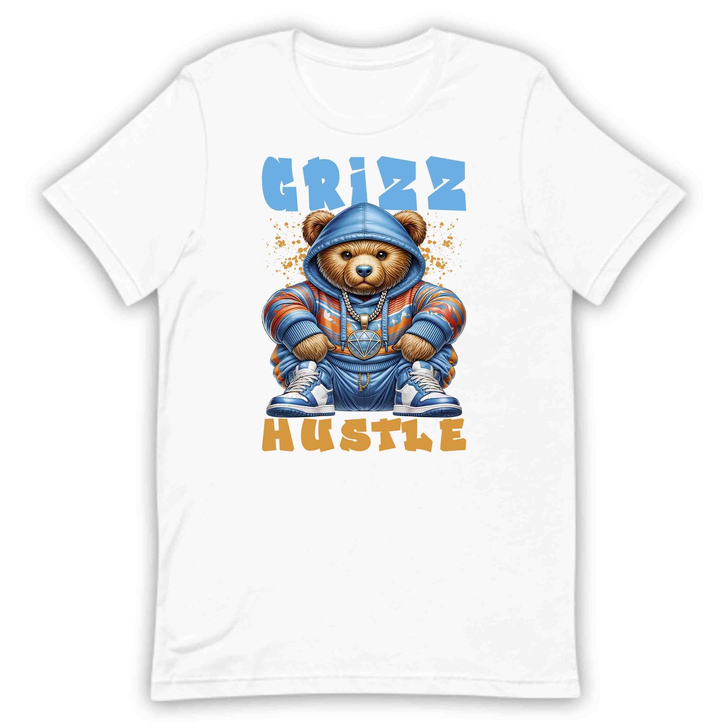 Grizz Hustle Bear Hip-Hop Teddy Bear Streetwear | PRODUCT CODE: GRZHLUTBRP