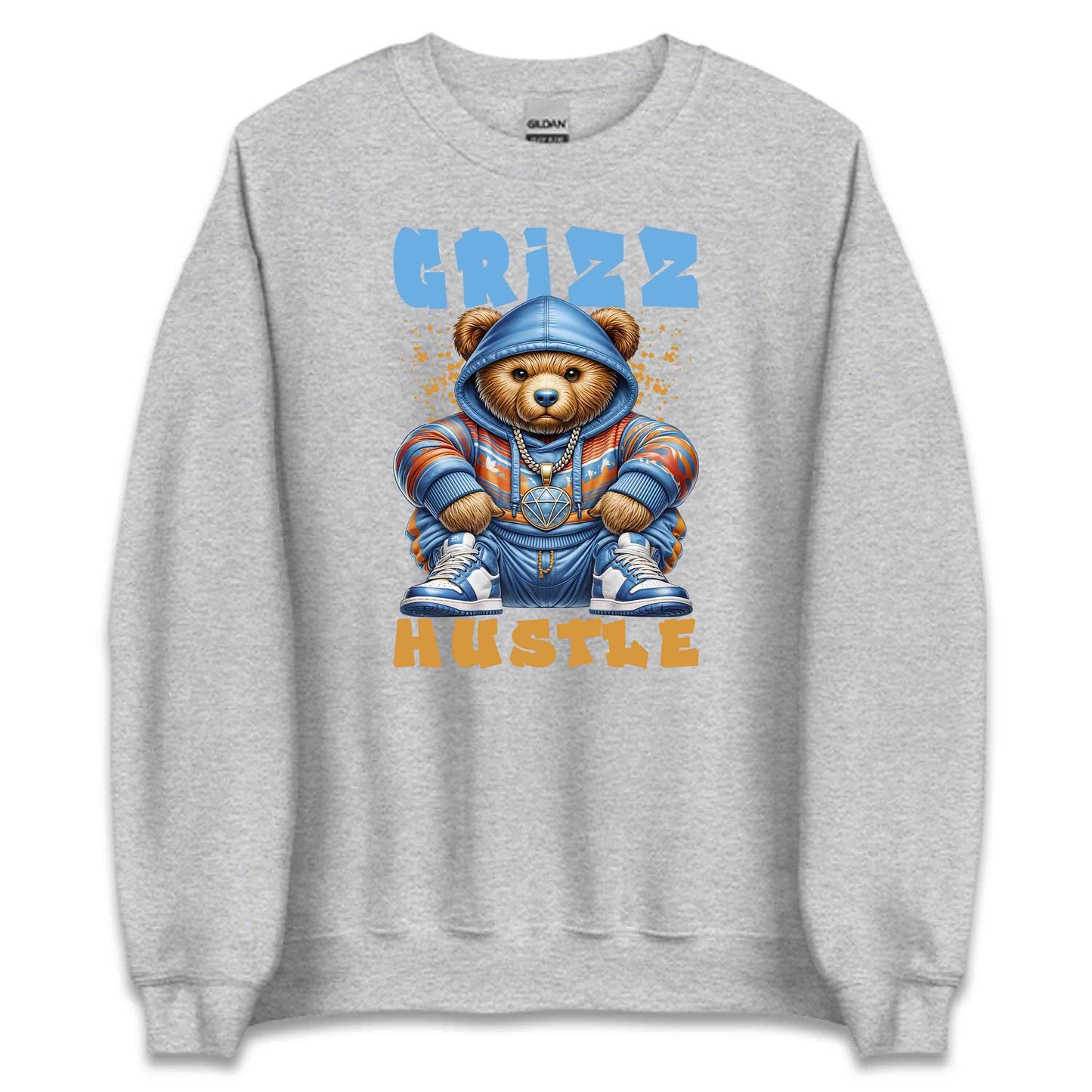 Grizz Hustle Bear Hip-Hop Teddy Bear Streetwear | PRODUCT CODE: GRZHLUTBRP
