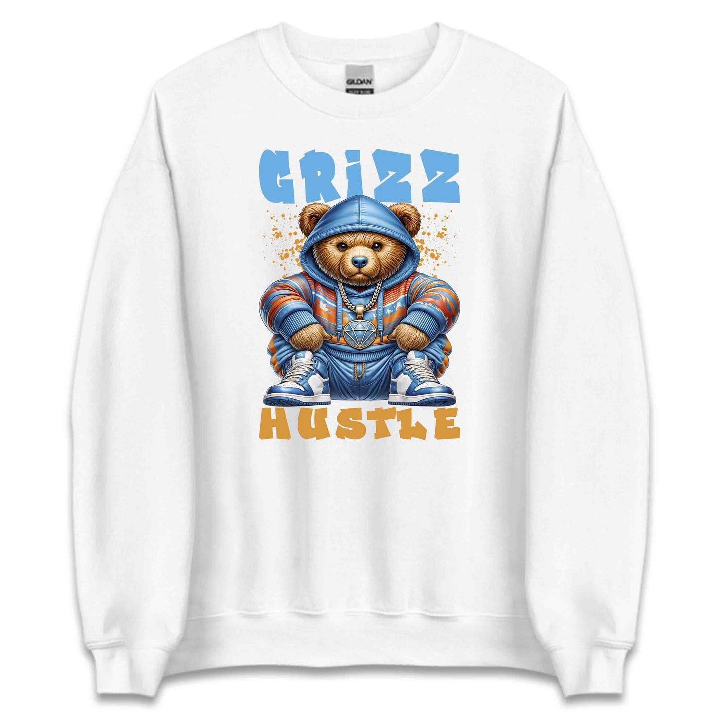 Grizz Hustle Bear Hip-Hop Teddy Bear Streetwear | PRODUCT CODE: GRZHLUTBRP