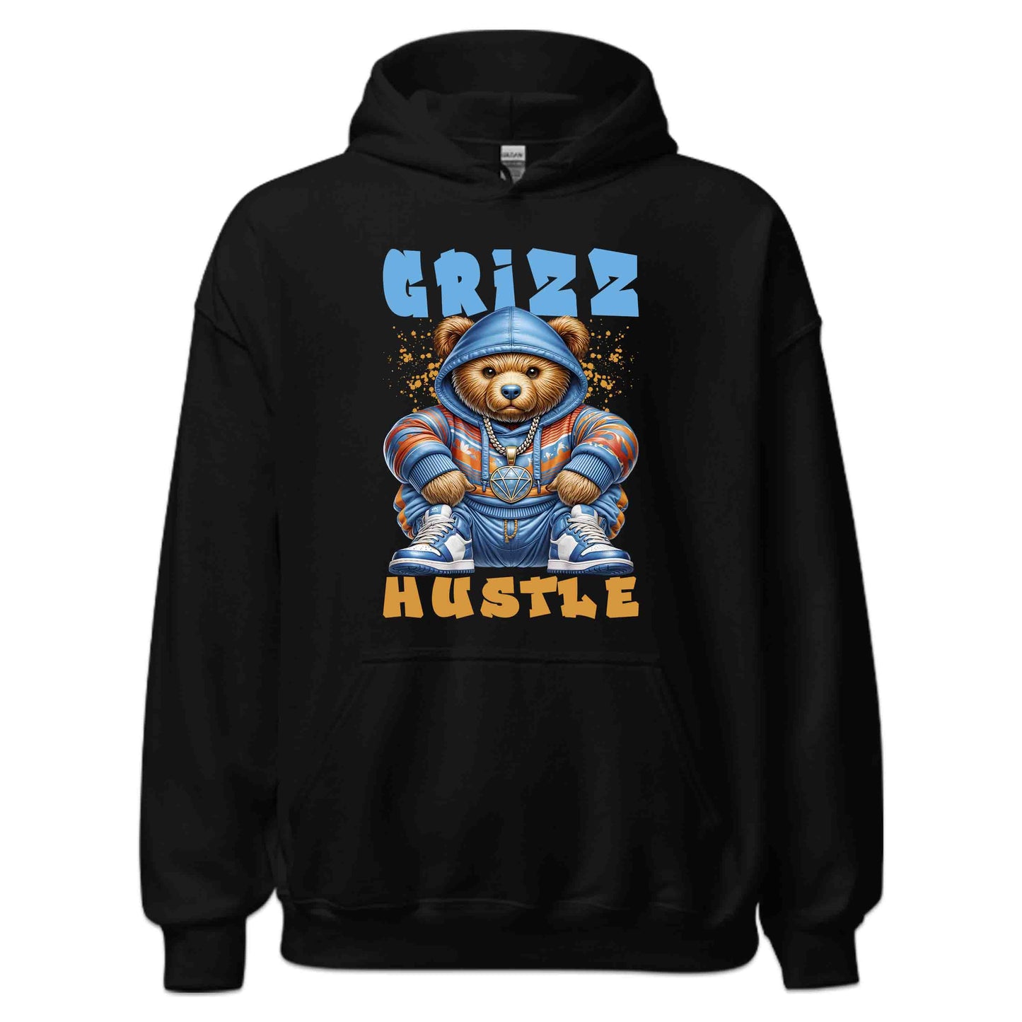 Grizz Hustle Bear Hip-Hop Teddy Bear Streetwear | PRODUCT CODE: GRZHLUTBRP