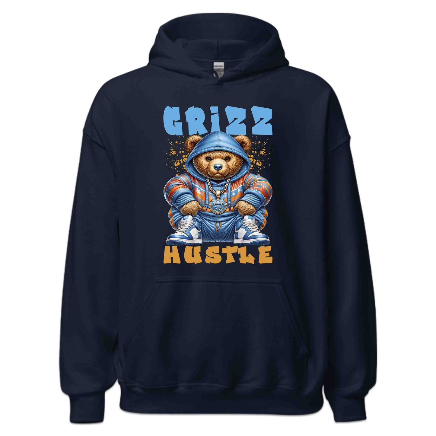 Grizz Hustle Bear Hip-Hop Teddy Bear Streetwear | PRODUCT CODE: GRZHLUTBRP