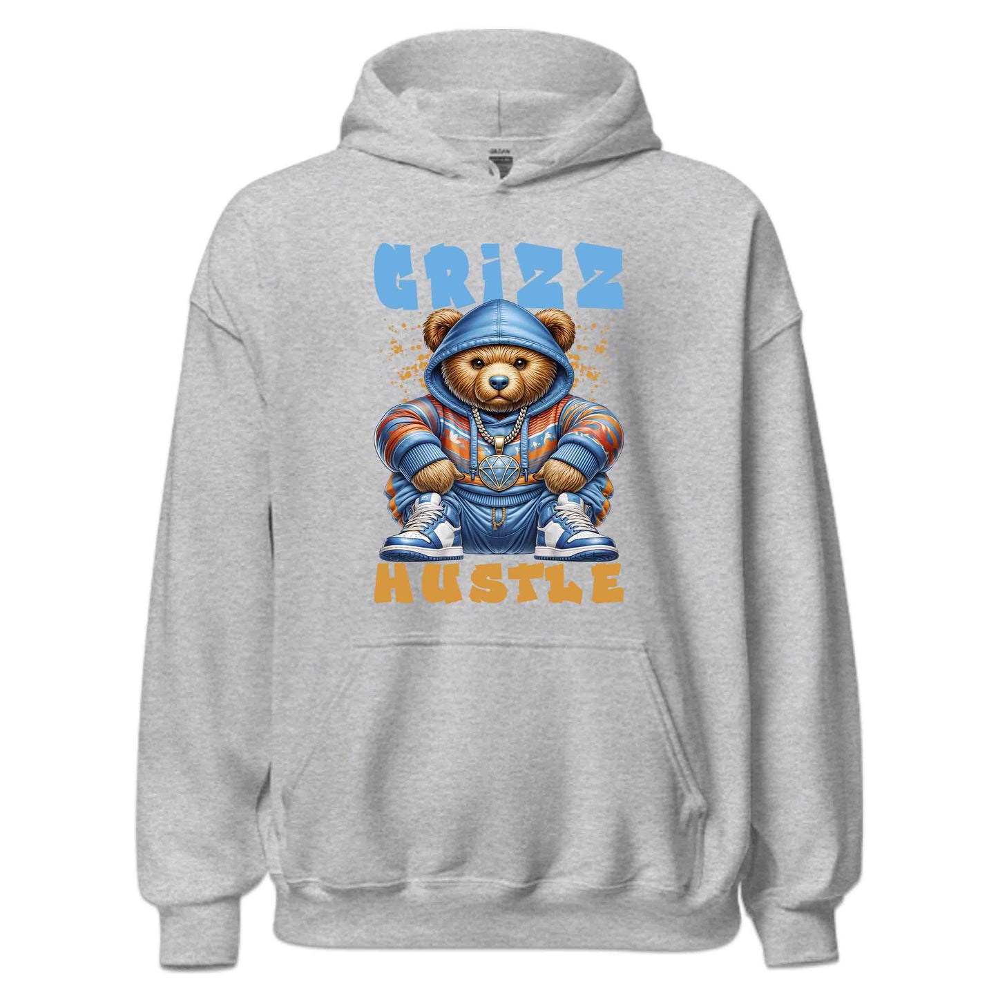 Grizz Hustle Bear Hip-Hop Teddy Bear Streetwear | PRODUCT CODE: GRZHLUTBRP