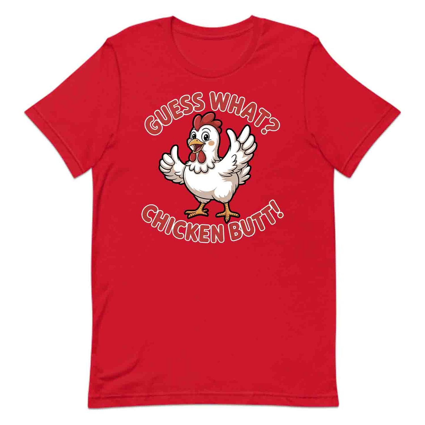 Guess What? Chicken Butt T-Shirt, Funny Farm Sweatshirt, Hilarious Chicken Hoodie | PRODUCT CODE: GSOIWQENB