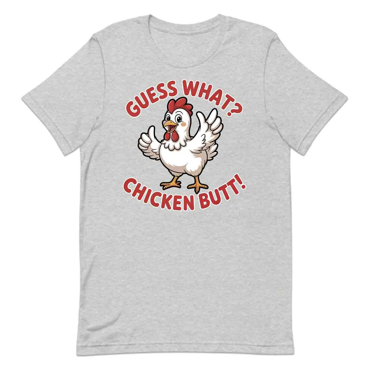 Guess What? Chicken Butt T-Shirt, Funny Farm Sweatshirt, Hilarious Chicken Hoodie | PRODUCT CODE: GSOIWQENB