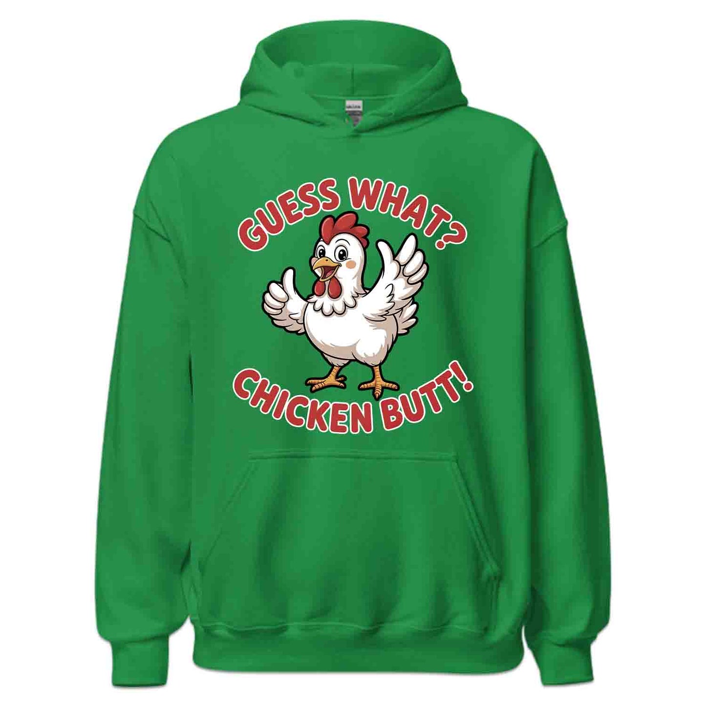 Guess What? Chicken Butt T-Shirt, Funny Farm Sweatshirt, Hilarious Chicken Hoodie | PRODUCT CODE: GSOIWQENB