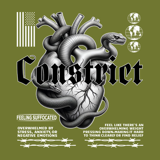 Gothic Constrict Snake Heart Emotional Strength Dark Aesthetic | PRODUCT CODE: GTHCSNKHREM