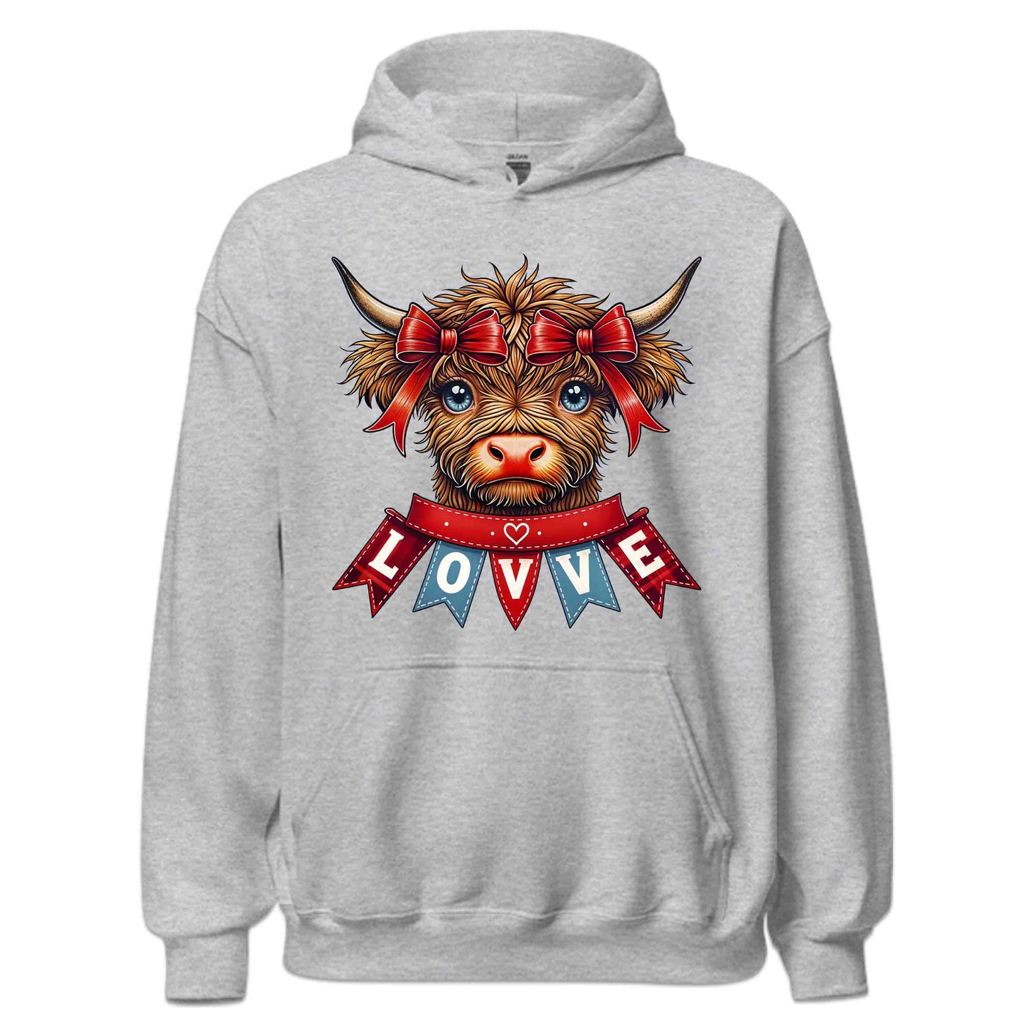 Highland Cow Love Valentine’s Day Gift | PRODUCT CODE: HGLNDCWOVTND