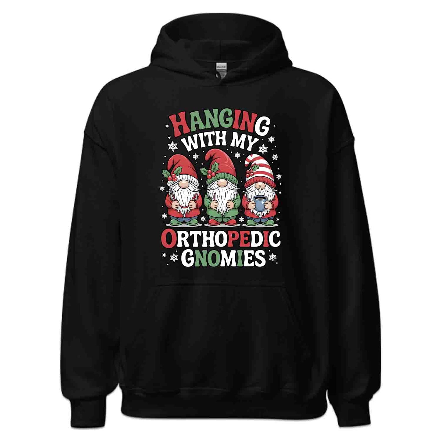 Hanging With My Orthopedic Gnomies T-Shirt, Christmas Ortho Sweatshirt, Gnome Nurse Hoodie | PRODUCT CODE: HJSADBVSDO