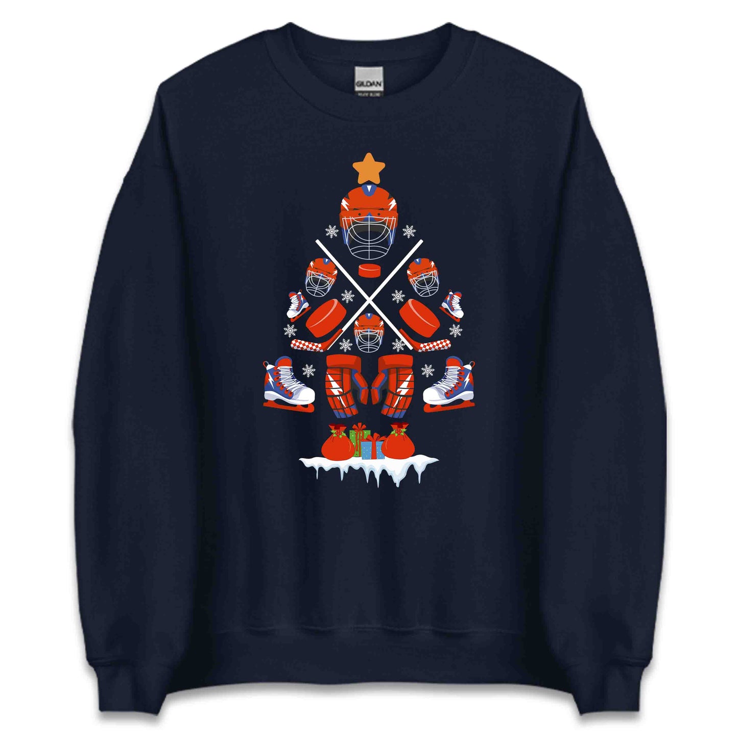 Ice Hockey Christmas Tree Xmas Festive Winter Sports | PRODUCT CODE: HKYCHTSPOCM