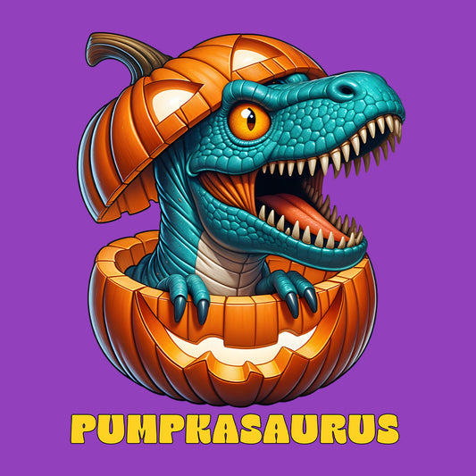 Halloween Dinosaur Pumpkasaurus T-Rex Halloween | PRODUCT CODE: HLDNSPKMUS