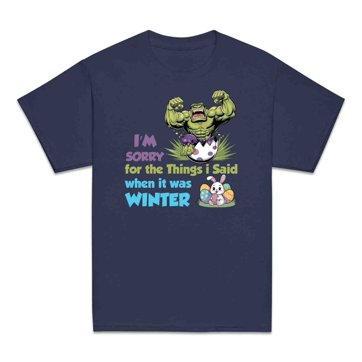 Marvel Hulk Easter Kids T-Shirt | Hulk Smash Egg Kids Jumper | Hilarious Winter Rage Apology Hoodie | PRODUCT CODE: HLKDAHJRCRET
