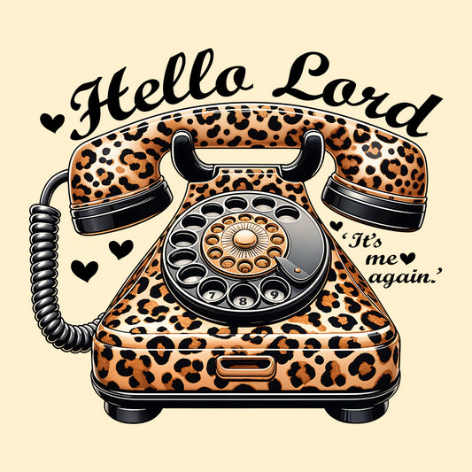 Hello Lord It's Me Again Christian Telephone | PRODUCT CODE: HLOERDTSEM