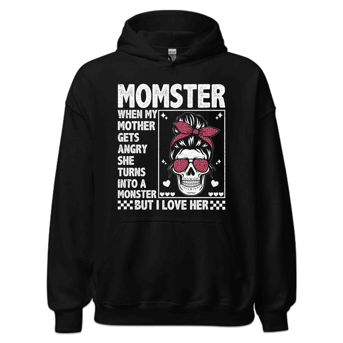 Hilarious Momster Skull Edgy Mother's Day | PRODUCT CODE: HLRCSMOEDYAL