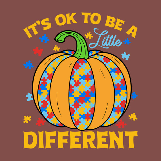 It's Ok To Be A Little Different Halloween Autism Awareness | PRODUCT CODE: HLTKOBALTD