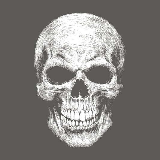 Vintage Human Skull Gothic Dark Spooky | PRODUCT CODE: HMANSKLUG