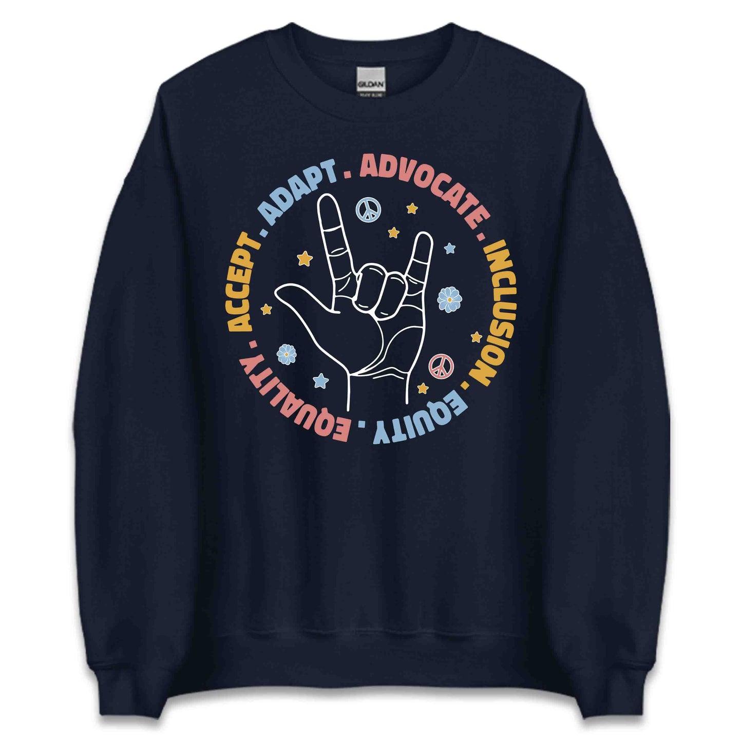 ASL Inclusion Sign Language Advocacy Deaf Awareness Sped Teacher | PRODUCT CODE: HNEYAHJIEONK