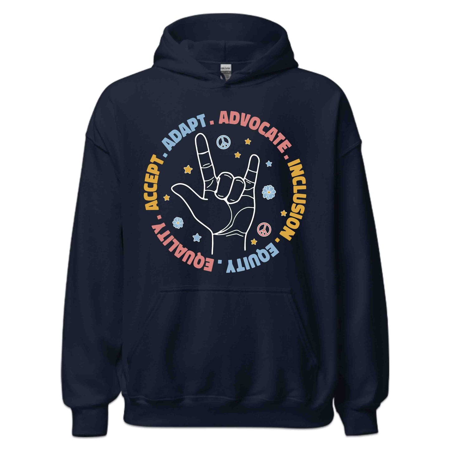 ASL Inclusion Sign Language Advocacy Deaf Awareness Sped Teacher | PRODUCT CODE: HNEYAHJIEONK