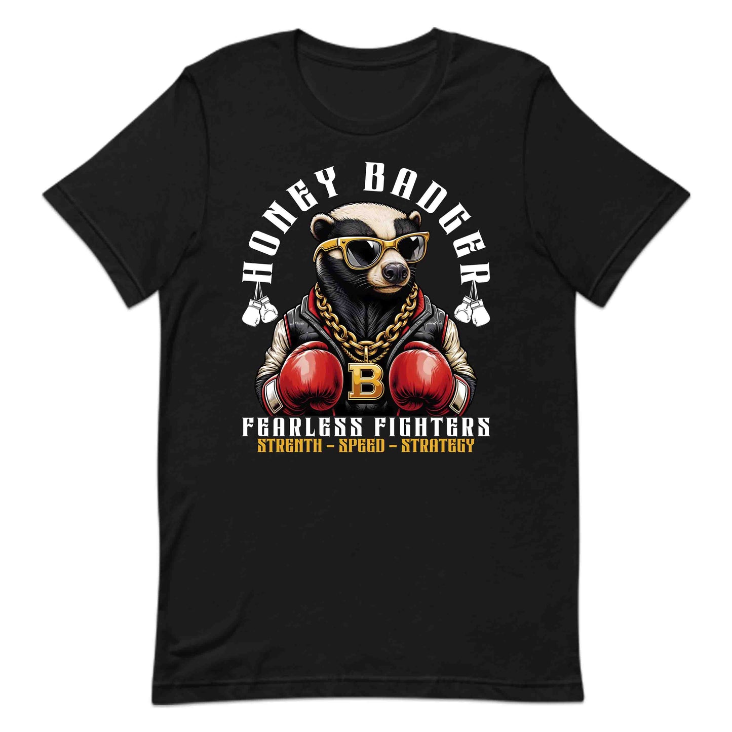 Honey Badger Boxing Tough Animal Boxer | PRODUCT CODE: HNYBDGRXONWF