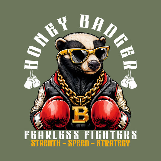 Honey Badger Boxing Tough Animal Boxer | PRODUCT CODE: HNYBDGRXONWF