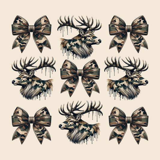 Hunting Camouflage Deer Camo Antlers Bow Hunting | PRODUCT CODE: HNYTUGHCMFL