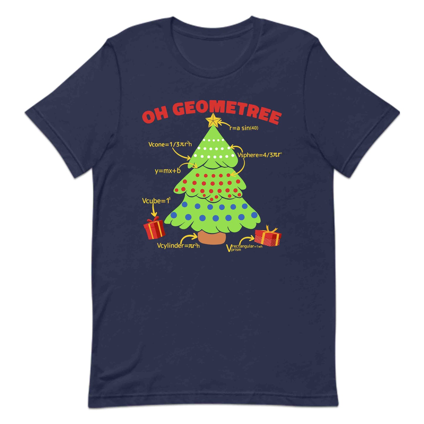 Oh Geometree! Christmas Tree Festive Xmas Holiday Math Lover | PRODUCT CODE: HOGMTRECHMA